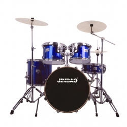 Jinbao JBP1212A (22B-12T-13T-16FT-14S) Aksam Dahil Akustik Davul Seti (Mavi)