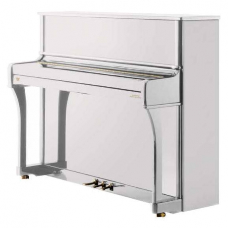 Johannes Seiler Model 114 Traditio Akustik Duvar Piyanosu (Parlak Beyaz)<br>Fotoğraf: 1/1