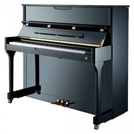 Johannes Seiler Model 114 Traditio Akustik Duvar Piyanosu (Parlak Siyah)<br>Fotoğraf: 1/1