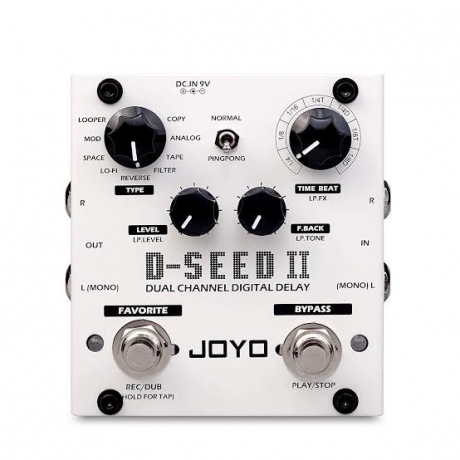 Joyo D-SEED Dual Channel Digital Delay Pedalı<br>Fotoğraf: 1/1