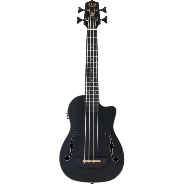 Kala Black Journeyman Maun Akustik-Elektro U•BASS® Mini Bas Gitar , Fotoğraf: 1/4