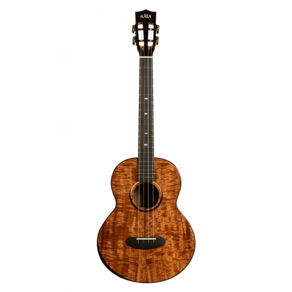 Kala Contour All Solid Gloss Acacia Baritone Ukulele (Natural), Fotoğraf: 1/3