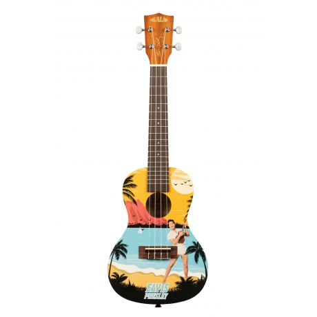 Kala Elvis Blue Hawaii Concert Ukulele Eğitim Seti<br>Fotoğraf: 2/4