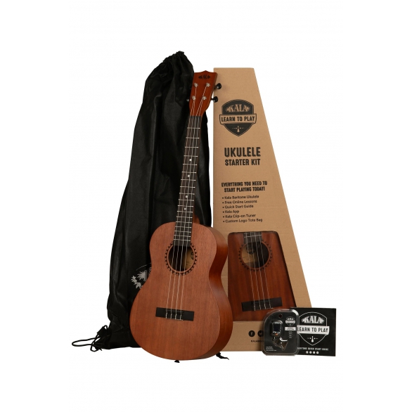 Kala Learn To Play Baritone Ukulele Başlangıç Seti, Fotoğraf: 1/5