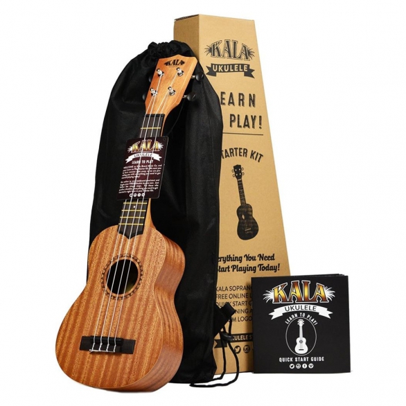 Kala Learn To Play Soprano Ukulele Başlangıç Seti, Fotoğraf: 1/3