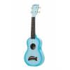 Kala Makala Dolphin Soprano Ukulele (Light Blue Burst), Fotoğraf: 3/4