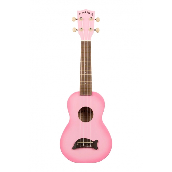 Kala Makala Dolphin Soprano Ukulele (Pink Burst), Fotoğraf: 1/4