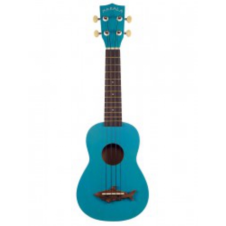 Kala Makala Shark Soprano Ukulele (Mavi)<br>Fotoğraf: 2/2