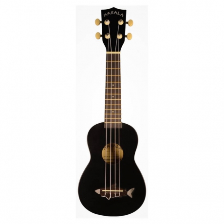 Kala Makala Shark Soprano Ukulele (Siyah)<br>Fotoğraf: 1/2