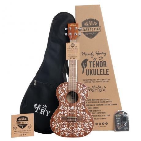 Kala Mandy Harvey Signature Tenor Ukulele Başlangıç Seti<br>Fotoğraf: 1/5