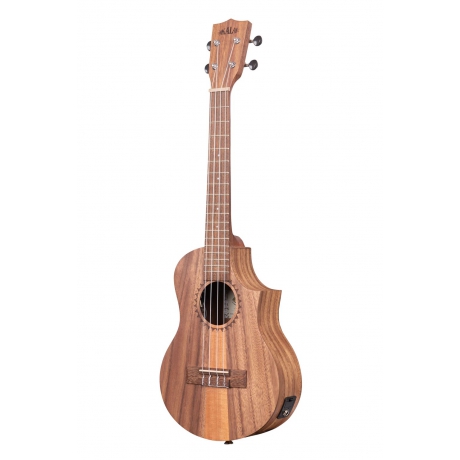 Kala Teak Tri-Top Cutaway Tenor Elektro Ukulele<br>Fotoğraf: 2/3