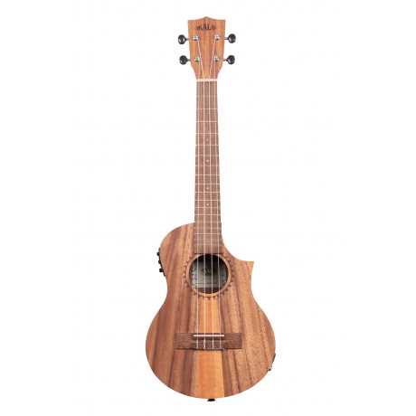 Kala Teak Tri-Top Cutaway Tenor Elektro Ukulele<br>Fotoğraf: 1/3