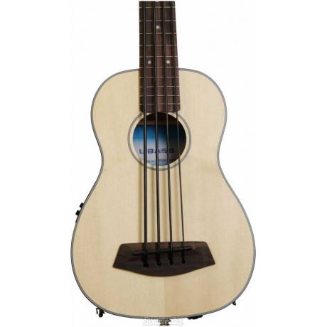 Kala U-Bass Ladin Akustik Mini Bas Gitar<br>Fotoğraf: 3/4
