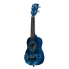 Kala Ukadelic Soprano Ukulele (Deep Blue), Fotoğraf: 3/4
