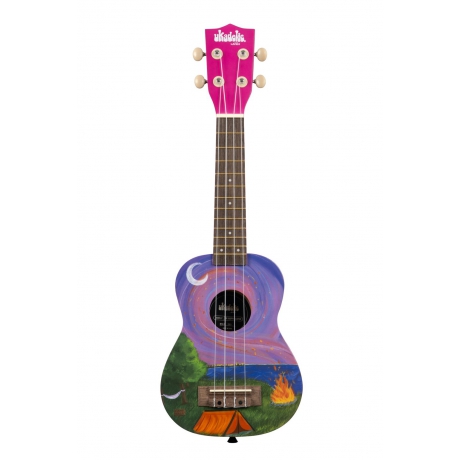 Kala Ukadelic Soprano Ukulele (Happy Camper)<br>Fotoğraf: 1/3
