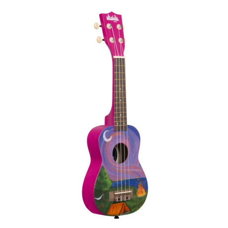 Kala Ukadelic Soprano Ukulele (Happy Camper)<br>Fotoğraf: 2/3