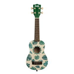 Kala Ukadelic Soprano Ukulele (Monstera)