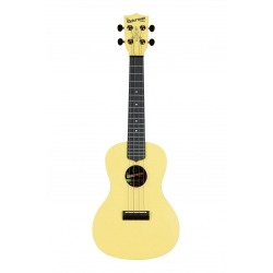 Kala Waterman Recycled Concert Ukulele (Starlight Yellow - Glow In The Dark)