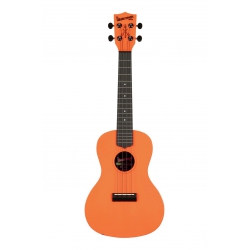 Kala Waterman Recycled Concert Ukulele (Sunset Orange)