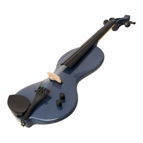 Kinglos CWDS-B1311 Blue Carbon Fiber 4/4 Elektro Keman<br>Fotoğraf: 3/5