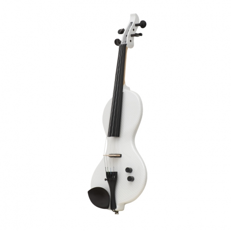 Kinglos CWDS-W1311 White Carbon Fiber 4/4 Elektro Keman<br>Fotoğraf: 2/6