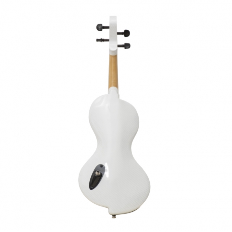 Kinglos CWDS-W1311 White Carbon Fiber 4/4 Elektro Keman<br>Fotoğraf: 6/6