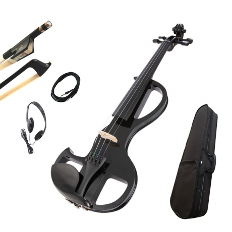 Kinglos Mids Series Advanced 4/4 Elektro Keman (Siyah)<br>Fotoğraf: 5/5