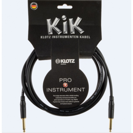 Klotz KIKA03PP1 Enstrüman Kablosu (3 m)<br>Fotoğraf: 1/2