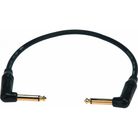 Klotz KIKPA015RR Altın Kaplama Jack Uçlu Pedal Arası Kablo (15 cm)<br>Fotoğraf: 1/1