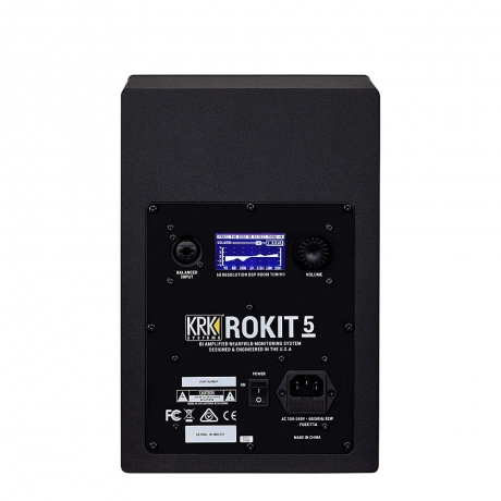 KRK Rokit RP5 G4 5'' Near-Field Aktif Studio Monitörü (Siyah)<br>Fotoğraf: 5/5