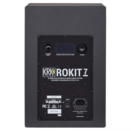 KRK Rokit RP7 G4 7'' Near-Field Aktif Stüdyo Monitörü (Siyah)<br>Fotoğraf: 3/3