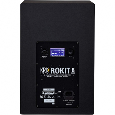 KRK Rokit RP8 G4 8'' Near-Field Aktif Stüdyo Monitörü (Siyah)<br>Fotoğraf: 4/4