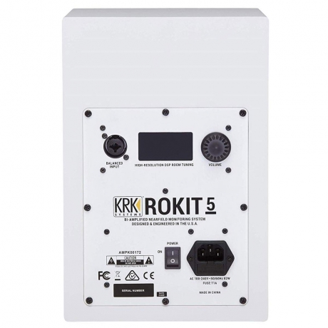 KRK RP5G4WN Rokit 5'' Aktif Stüdyo Monitörü (Beyaz)<br>Fotoğraf: 2/2