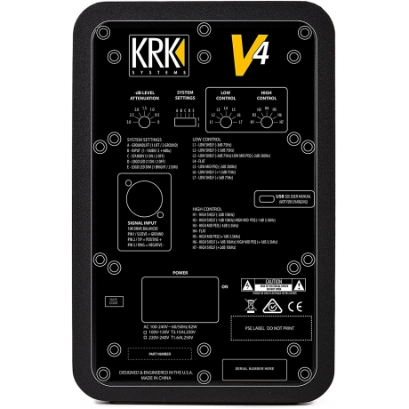 KRK V4S4 4" Stüdyo Monitörü<br>Fotoğraf: 3/3