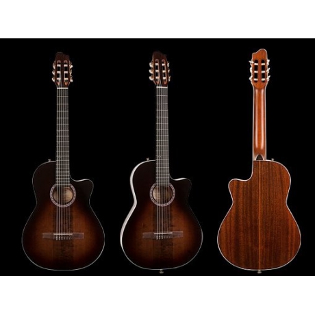 La Patrie Arena Pro CW Burnt Umber Crescent Elektro Klasik Gitar<br>Fotoğraf: 4/4