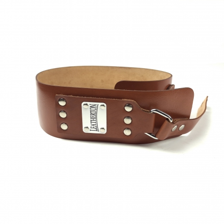 Leatherton LT Fastback Hakiki Deri Gitar Askısı (Camel)<br>Fotoğraf: 3/3