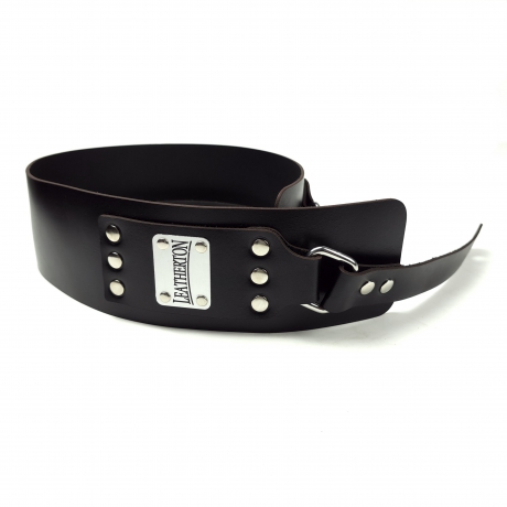 Leatherton LT Fastback Hakiki Deri Gitar Askısı (Siyah)<br>Fotoğraf: 3/3