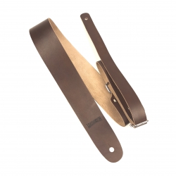 Leatherton LT Flater Hakiki Deri Gitar Askısı (Kahverengi)