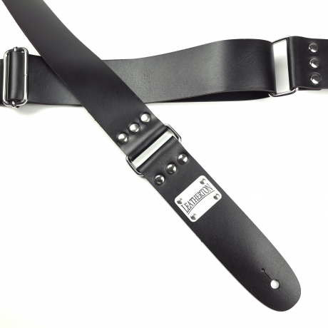 Leatherton LT Lineage Hakiki Deri Gitar Askısı (Siyah)<br>Fotoğraf: 2/3