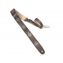 Leatherton Lt Liza Hakiki Deri Gitar Askısı (Kahverengi)