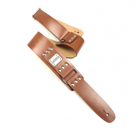 Leatherton LT Loader Hakiki Deri Gitar Askısı (Camel)<br>Fotoğraf: 1/3