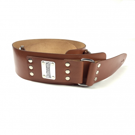 Leatherton LT Loader Hakiki Deri Gitar Askısı (Camel)<br>Fotoğraf: 3/3