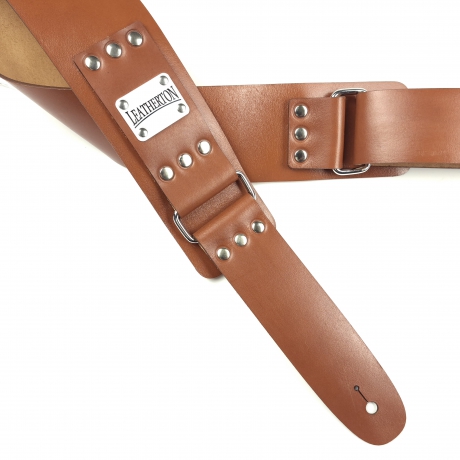 Leatherton LT Loader Hakiki Deri Gitar Askısı (Camel)<br>Fotoğraf: 2/3