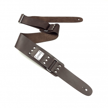 Leatherton LT Loader Hakiki Deri Gitar Askısı (Kahverengi)<br>Fotoğraf: 1/3