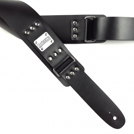 Leatherton LT Loader Hakiki Deri Gitar Askısı (Siyah)<br>Fotoğraf: 2/3