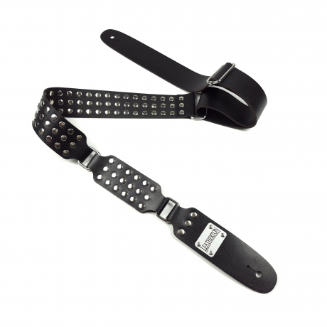 Leatherton LT Striker Hakiki Deri Gitar Askısı (Siyah)<br>Fotoğraf: 1/3