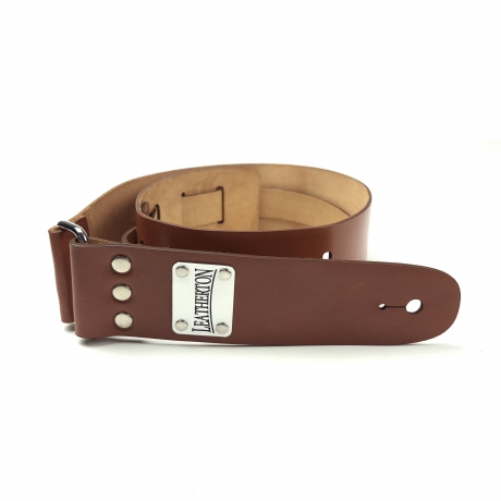 Leatherton Stinger Hakiki Deri Gitar Askısı (Camel)<br>Fotoğraf: 3/3