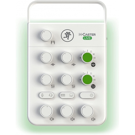 Mackie M-Caster Live Portatif Canlı Yayın Mikseri (Beyaz)<br>Fotoğraf: 1/4