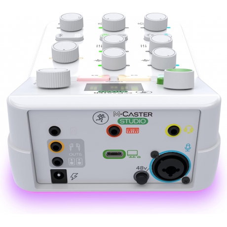 Mackie M-Caster Studio Portatif Canlı Yayın Mikseri (Beyaz)<br>Fotoğraf: 8/8
