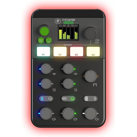 Mackie M-Caster Studio Portatif Canlı Yayın Mikseri (Siyah)<br>Fotoğraf: 1/7